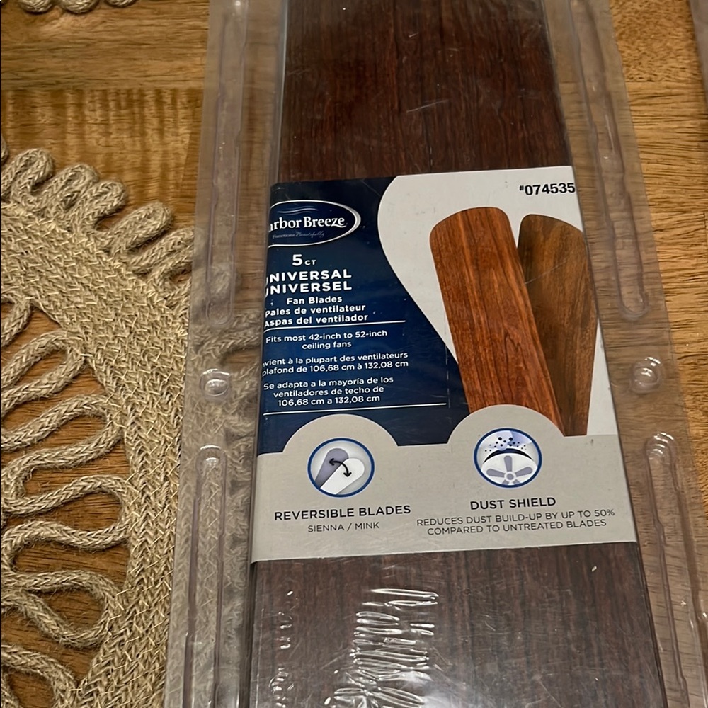 Universal Fan Blades - Sienna Brown
